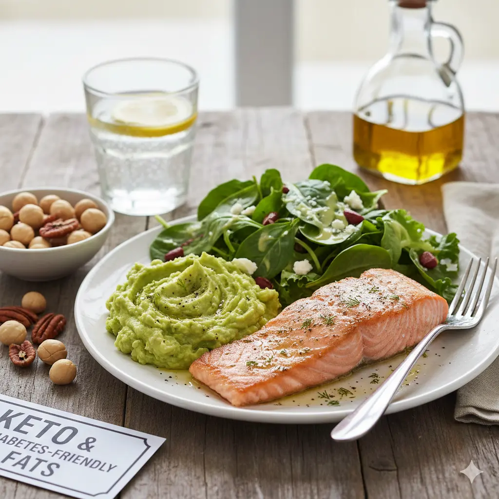 Uso de grasas en dieta keto para diabéticos