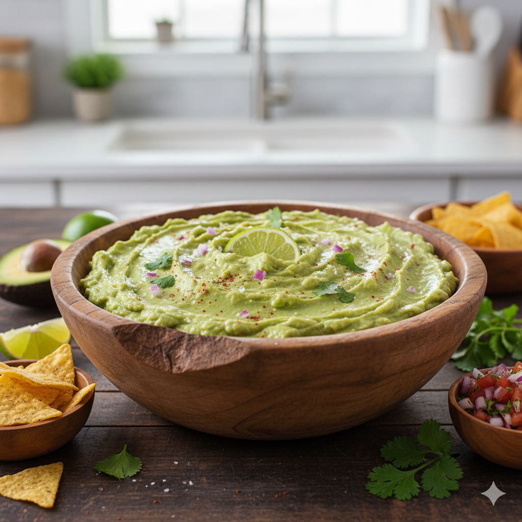 Guacamole keto cremoso y bajo en carbohidratos