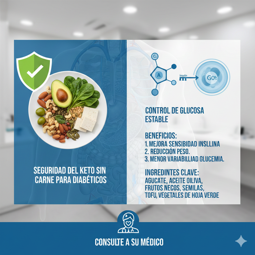 Seguridad del keto sin carne para diabéticos