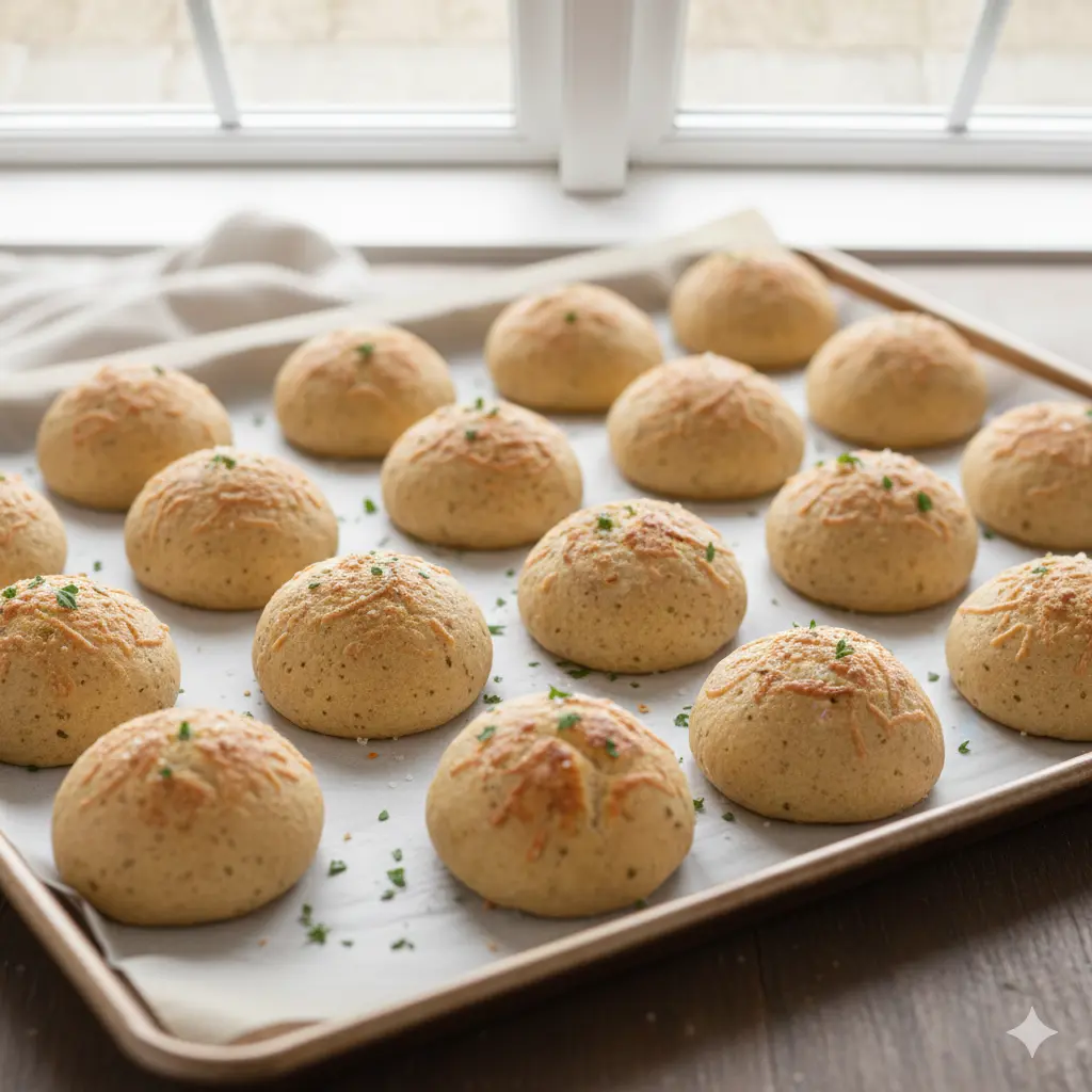 masa de panecillos lista para hornear