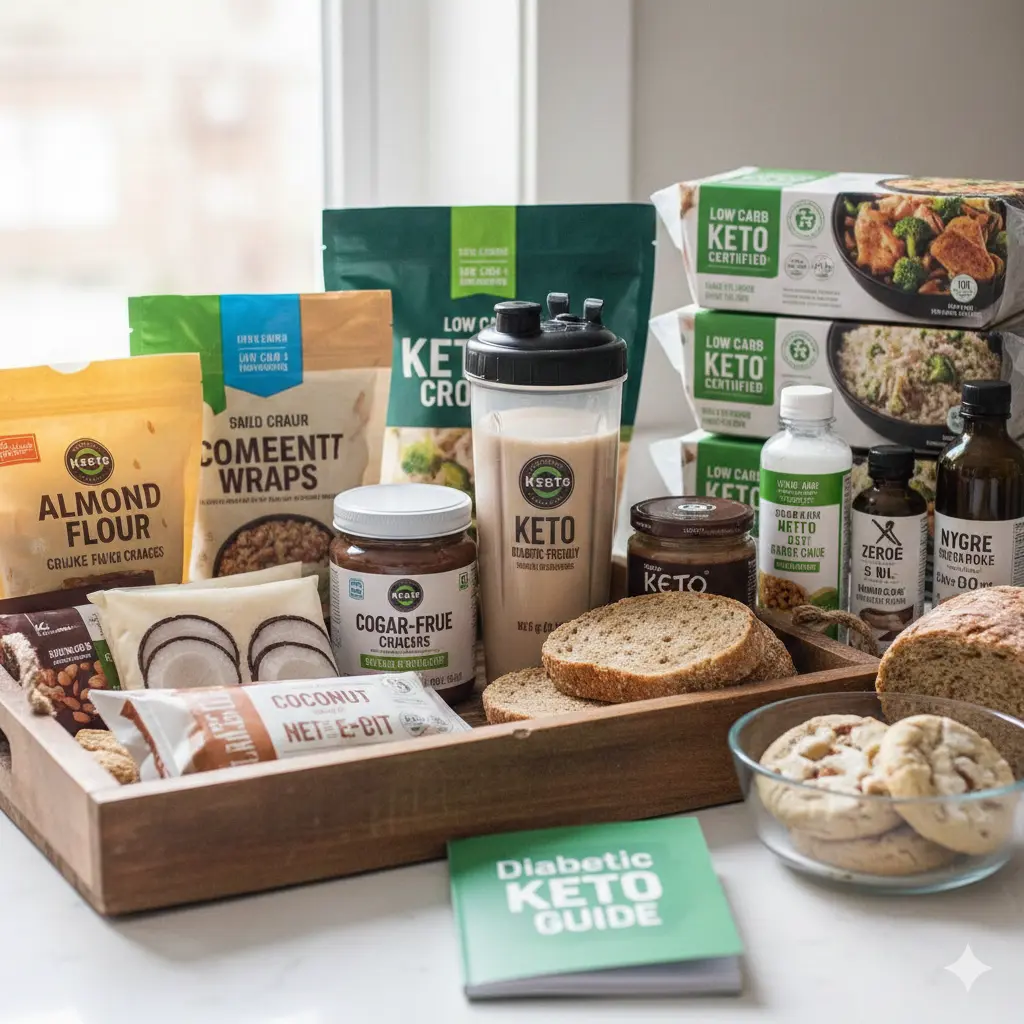 Productos procesados en dieta keto para diabéticos